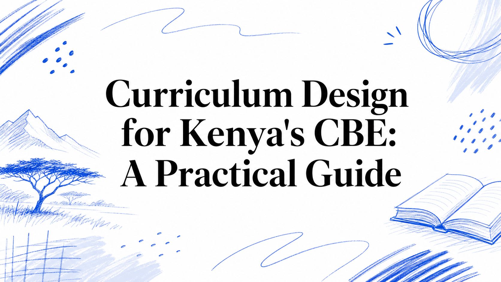 Curriculum Design for Kenya's CBE: A Practical Guide