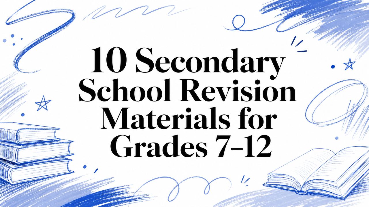10 Secondary School Revision Materials for Grades 7–12